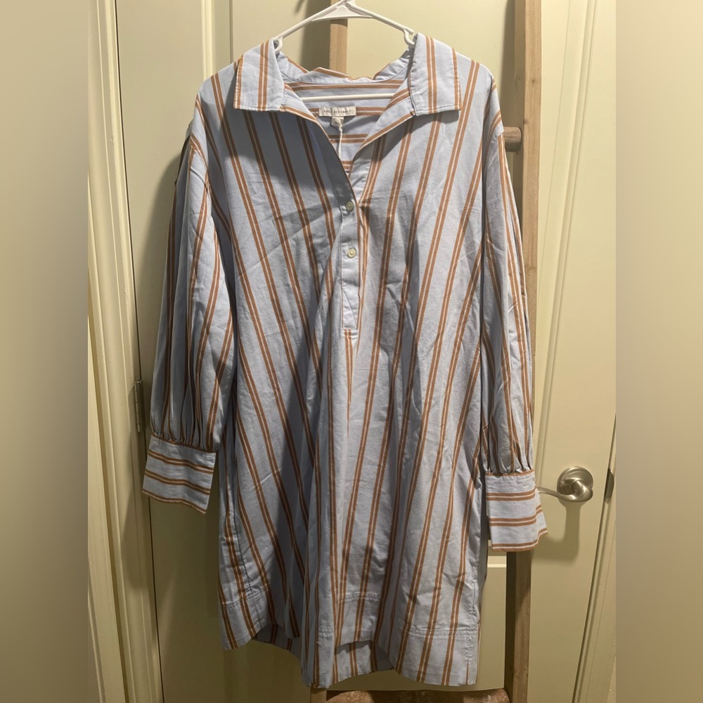 Boyfriend-Shirt Dress 🤎